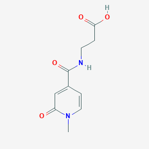 molecular formula C10H12N2O4 B1438697 3-[(1-Methyl-2-oxo-1,2-dihydropyridin-4-yl)formamido]propanoic acid CAS No. 1098380-65-4