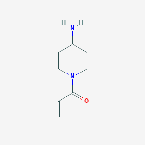 molecular formula C8H14N2O B1438706 1-(4-Aminopiperidin-1-yl)prop-2-en-1-one CAS No. 1154259-94-5