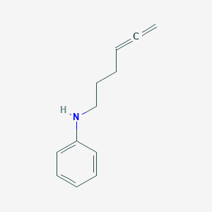 N-(Hexa-4,5-dien-1-yl)aniline