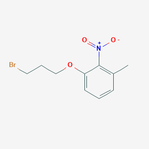 molecular formula C10H12BrNO3 B1438737 1-(3-Bromopropoxy)-3-methyl-2-nitrobenzene CAS No. 848589-66-2