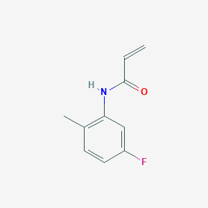 molecular formula C10H10FNO B1438752 N-(5-fluoro-2-methylphenyl)prop-2-enamide CAS No. 1155976-80-9