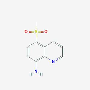 molecular formula C10H10N2O2S B1438757 5-Methanesulfonylquinolin-8-amine CAS No. 1154236-71-1