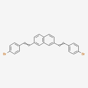 2,7-Bis[2-(4-bromophenyl)ethenyl]naphthalene