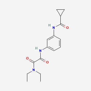 N~2~-{3-[(Cyclopropanecarbonyl)amino]phenyl}-N~1~,N~1~-diethylethanediamide