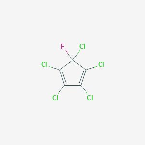 1,2,3,4,5-Pentachloro-5-fluorocyclopenta-1,3-diene