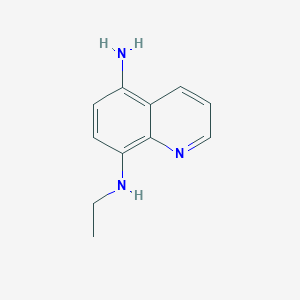 molecular formula C11H13N3 B1438766 8-N-Ethylquinoline-5,8-diamine CAS No. 105297-30-1