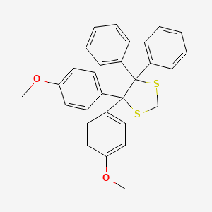 4,4-Bis(4-methoxyphenyl)-5,5-diphenyl-1,3-dithiolane