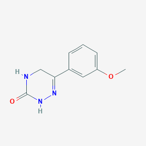 6-(3-Methoxyphenyl)-4,5-dihydro-1,2,4-triazin-3(2H)-one