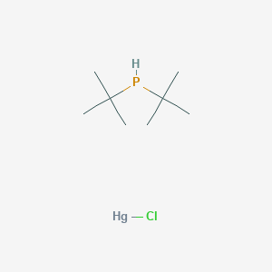 Chloromercury;ditert-butylphosphane