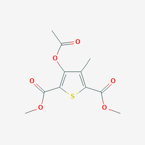 Dimethyl 3-(acetyloxy)-4-methylthiophene-2,5-dicarboxylate