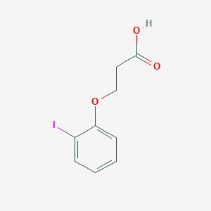molecular formula C9H9IO3 B1438777 3-(2-Iodophenoxy)propanoic acid CAS No. 103440-61-5