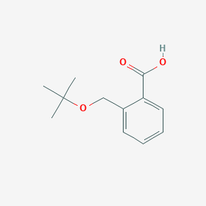 molecular formula C12H16O3 B1438780 2-[(Tert-butoxy)methyl]benzoic acid CAS No. 857005-12-0