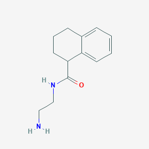 molecular formula C13H18N2O B1438783 N-(2-Aminoethyl)-1,2,3,4-tetrahydronaphthalene-1-carboxamide CAS No. 84460-89-9