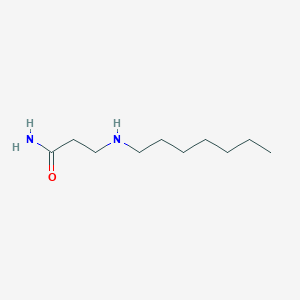 molecular formula C10H22N2O B1438827 3-(Heptylamino)propanamide CAS No. 1040688-62-7