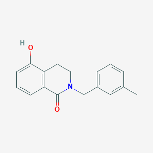 B1438859 5-hydroxy-2-(3-methylbenzyl)-3,4-dihydroisoquinolin-1(2H)-one CAS No. 1105196-17-5