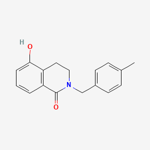 B1438878 5-hydroxy-2-(4-methylbenzyl)-3,4-dihydroisoquinolin-1(2H)-one CAS No. 1105194-17-9