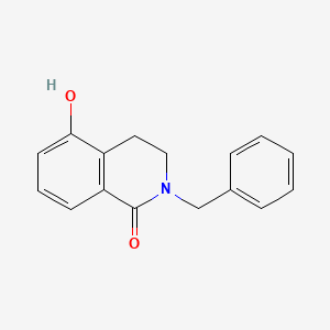 molecular formula C16H15NO2 B1438881 2-苄基-5-羟基-3,4-二氢异喹啉-1-酮 CAS No. 1105196-20-0