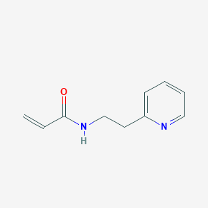 molecular formula C10H12N2O B1438897 N-[2-(pyridin-2-yl)ethyl]prop-2-enamide CAS No. 519164-52-4