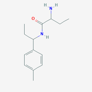 molecular formula C14H22N2O B1438929 2-氨基-N-[1-(4-甲基苯基)丙基]丁酰胺 CAS No. 1218493-92-5