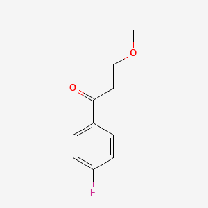 molecular formula C10H11FO2 B1438939 1-(4-氟苯基)-3-甲氧基丙烷-1-酮 CAS No. 1157687-47-2