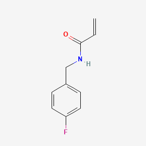 molecular formula C10H10FNO B1438944 N-[(4-氟苯基)甲基]丙-2-烯酰胺 CAS No. 1046471-60-6