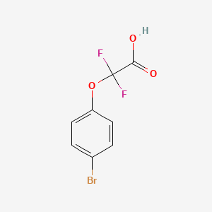 B1438956 2-(4-Bromophenoxy)-2,2-difluoroacetic acid CAS No. 1153776-34-1
