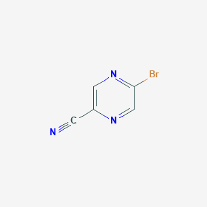 molecular formula C5H2BrN3 B1438959 5-Bromopyrazine-2-carbonitrile CAS No. 221295-04-1