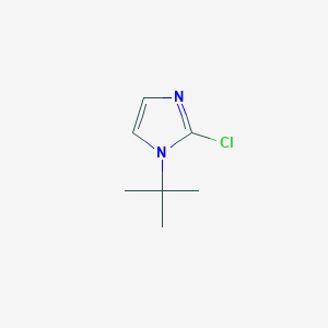 molecular formula C7H11ClN2 B1438980 1-Tert-butyl-2-chloro-1H-imidazole CAS No. 1053655-54-1