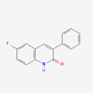 B1438981 6-Fluoro-3-phenyl-2-quinolinol CAS No. 1031928-37-6
