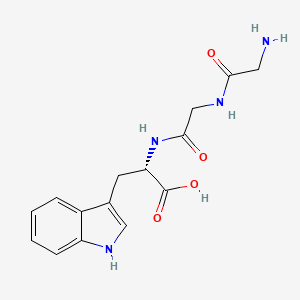 molecular formula C15H18N4O4 B1438992 H-Gly-Gly-Trp-OH CAS No. 20762-32-7