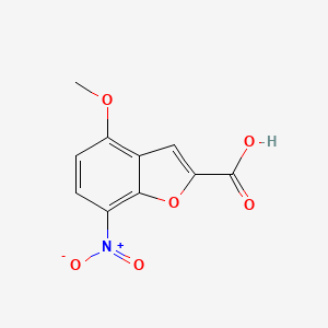 4-Methoxy-7-nitro-1-benzofuran-2-carboxylic acid