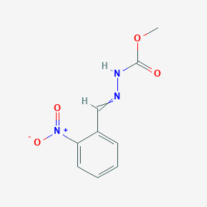 Hydrazinecarboxylic acid, [(2-nitrophenyl)methylene]-, methyl ester