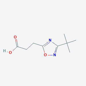 B1438999 3-(3-Tert-butyl-1,2,4-oxadiazol-5-yl)propanoic acid CAS No. 874815-89-1