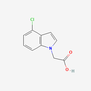 molecular formula C10H8ClNO2 B1439009 (4-chloro-1H-indol-1-yl)acetic acid CAS No. 1092303-15-5