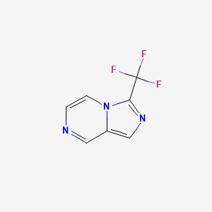 molecular formula C7H4F3N3 B1439011 3-(Trifluoromethyl)imidazo[1,5-A]pyrazine CAS No. 959238-36-9