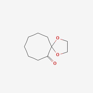 B14390176 1,4-Dioxaspiro[4.7]dodecan-6-one CAS No. 89874-33-9