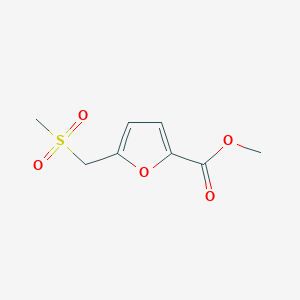 molecular formula C8H10O5S B1439027 5-(甲磺酰甲基)呋喃-2-甲酸甲酯 CAS No. 1092287-20-1