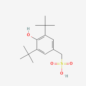 (3,5-Di-tert-butyl-4-hydroxyphenyl)methanesulfonic acid