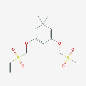 1,3-Bis[(ethenesulfonyl)methoxy]-5,5-dimethylcyclohexa-1,3-diene