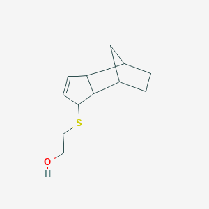 2-[(3a,4,5,6,7,7a-Hexahydro-1H-4,7-methanoinden-1-yl)sulfanyl]ethan-1-ol