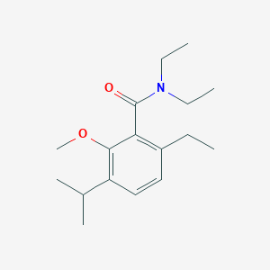 N,N,6-Triethyl-2-methoxy-3-(propan-2-yl)benzamide