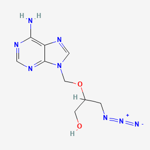 2-[(6-Amino-9H-purin-9-yl)methoxy]-3-azidopropan-1-ol