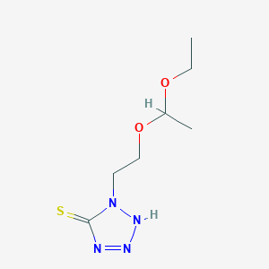 1-[2-(1-Ethoxyethoxy)ethyl]-1,2-dihydro-5H-tetrazole-5-thione