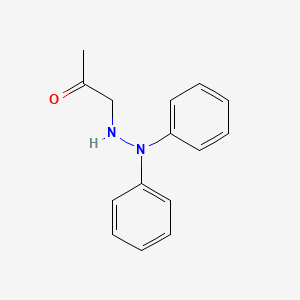 molecular formula C15H16N2O B14390439 1-(2,2-Diphenylhydrazinyl)propan-2-one CAS No. 89948-89-0