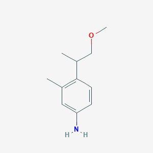 4-(1-Methoxypropan-2-yl)-3-methylaniline