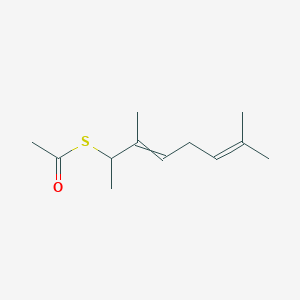 S-(3,7-Dimethylocta-3,6-dien-2-yl) ethanethioate