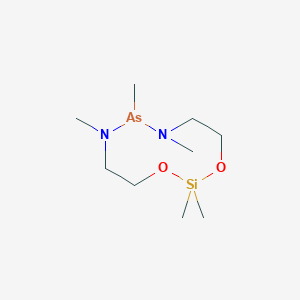 2,2,6,7,8-Pentamethyl-1,3,6,8,7,2-dioxadiazarsasilecane