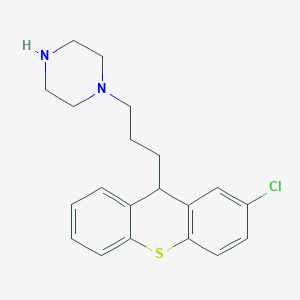 1-[3-(2-Chloro-9H-thioxanthen-9-YL)propyl]piperazine