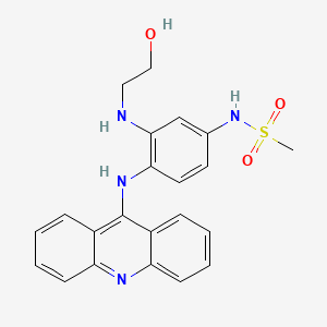 Methanesulfonamide, N-(4-(9-acridinylamino)-3-((2-hydroxyethyl)amino)phenyl)-