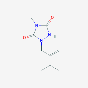 4-Methyl-1-(3-methyl-2-methylidenebutyl)-1,2,4-triazolidine-3,5-dione